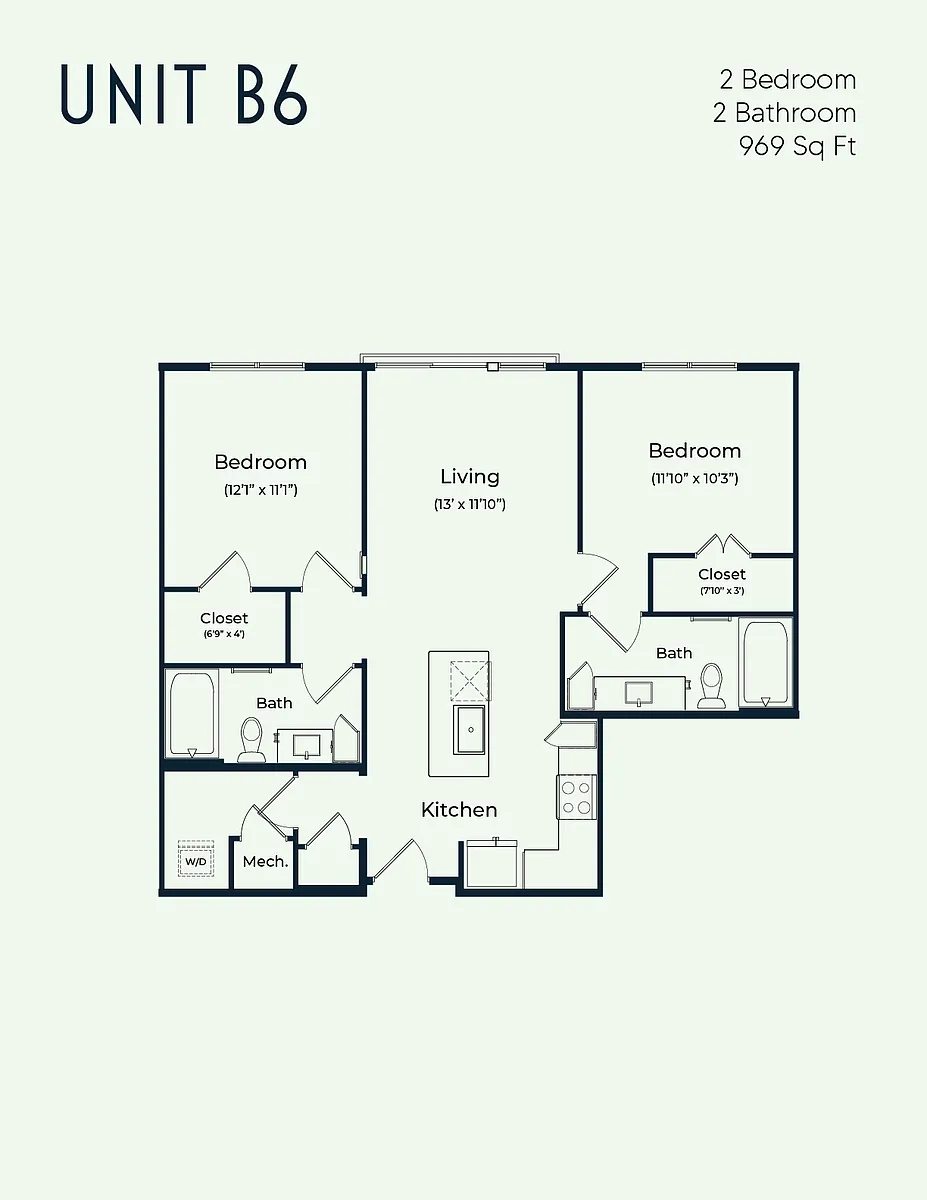Floor plan B6