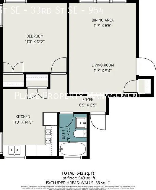954 33rd - 1 bed lower unit. — Photo 3