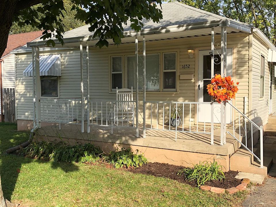 Front with covered porch