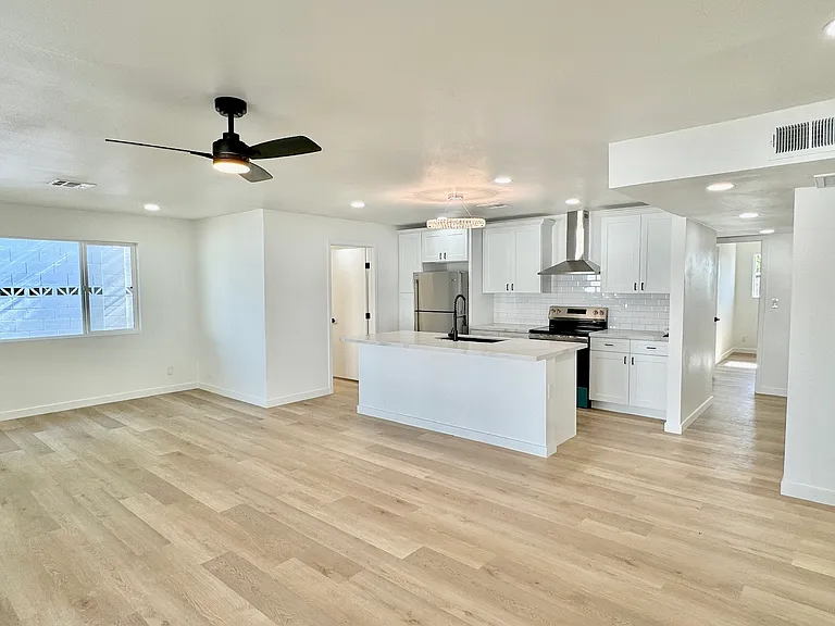 Kitchen/Dining/Living Space