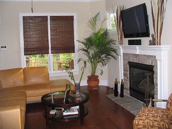 Open living room with lots of natural light
