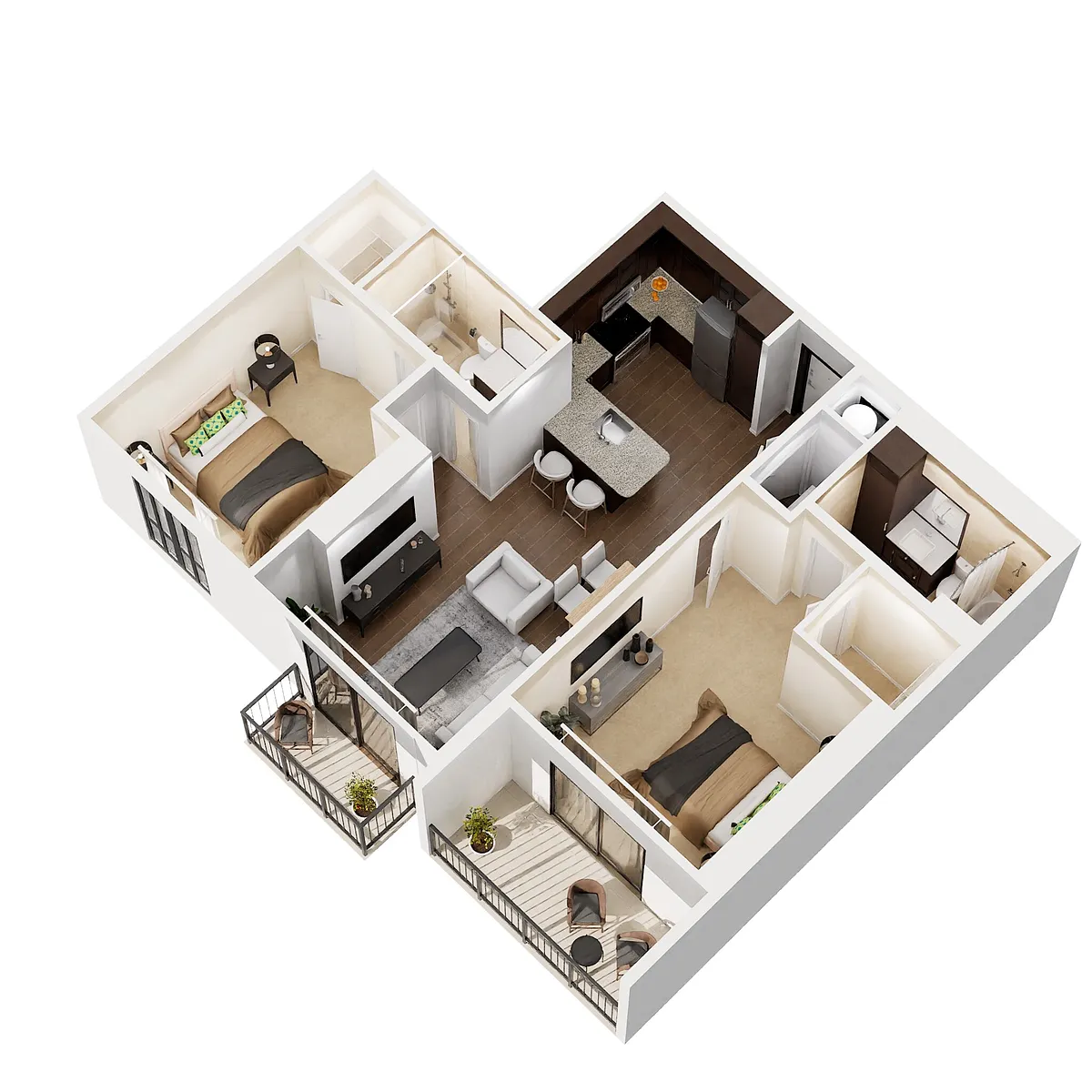 Floor plan B1