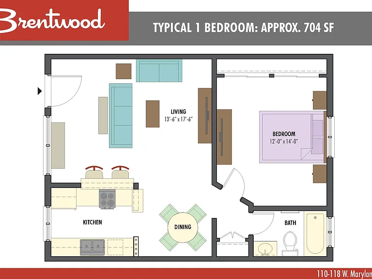 The Brentwood, 110 W. Maryland Ave. — Photo 10