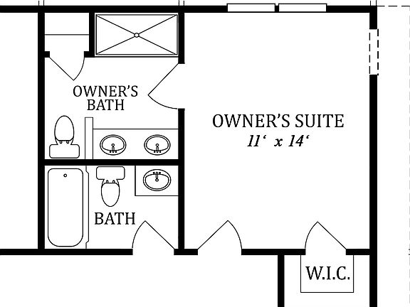 First Floor Optional Owner s Bath
