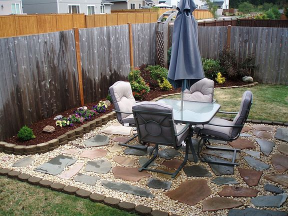 Landscaped Backyard
