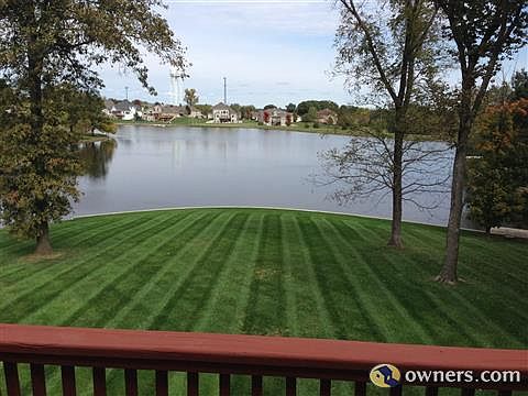 Backyard view from balcony