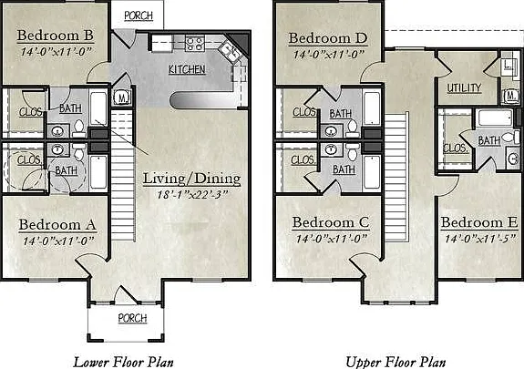 5 Bedroom 5 Bedroom