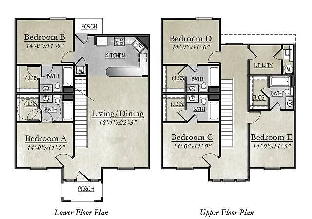 Floor plan 5X5
