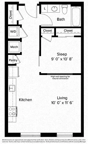 Floor plan A7A