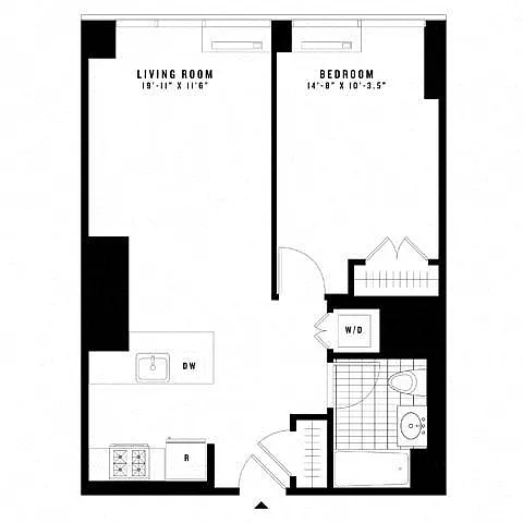Floor plan 1E