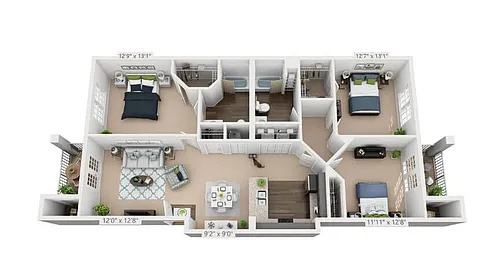 Floor plan The Davidson