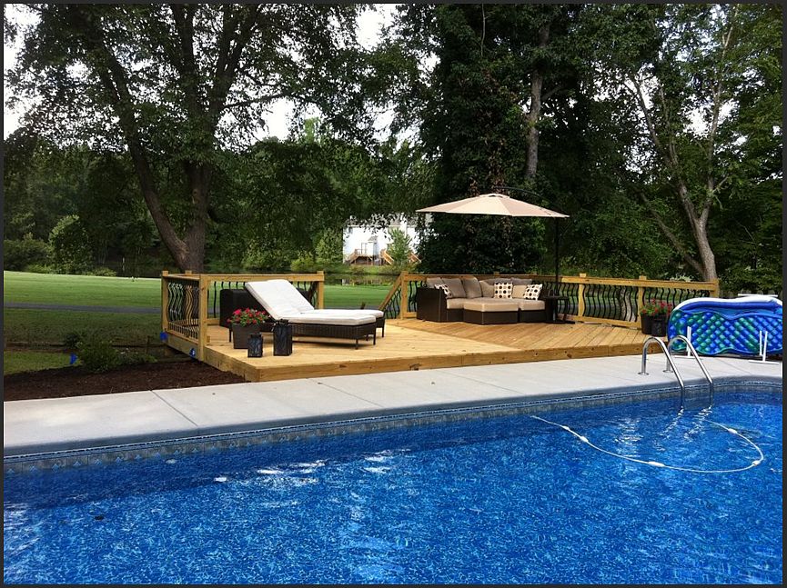 Pool and Deck overlooking the 7th Fairway