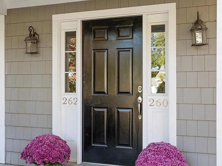 Welcome! Main door leads to entry area where front doors are located for each side.
