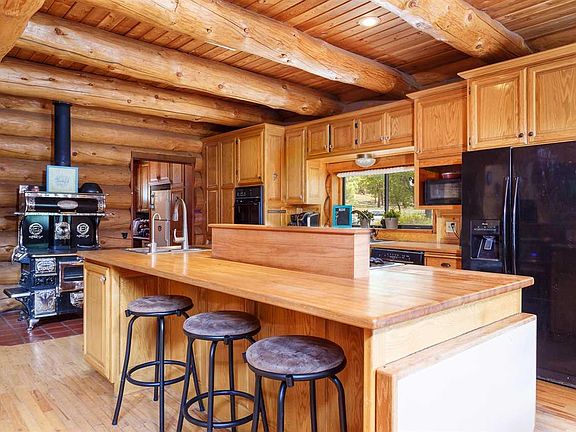 Large open concept kitchen with dining area off to the right.