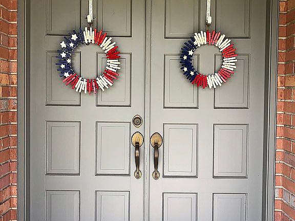 Front double doors