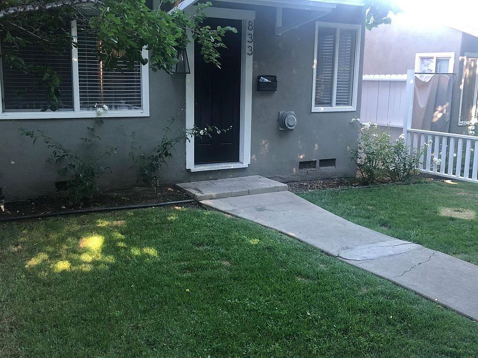 front yard and entry door