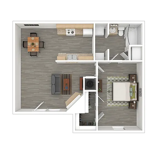Floor plan 1X1