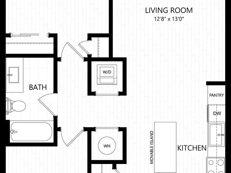 B6-2X2 floor plan Vista Fairfax Corner