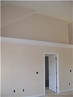 vaulted ceiling in LR