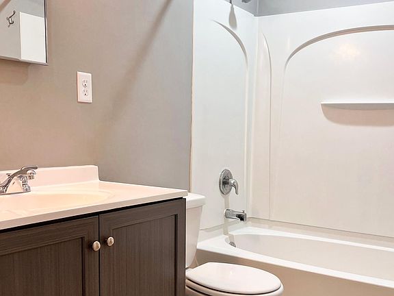 Bathroom with new vanity sink