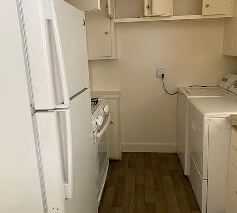 kitchen appliances and cabins