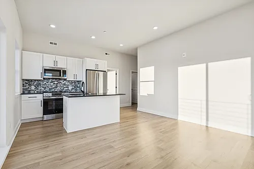 Floor plan Corner Two Bedroom with Island