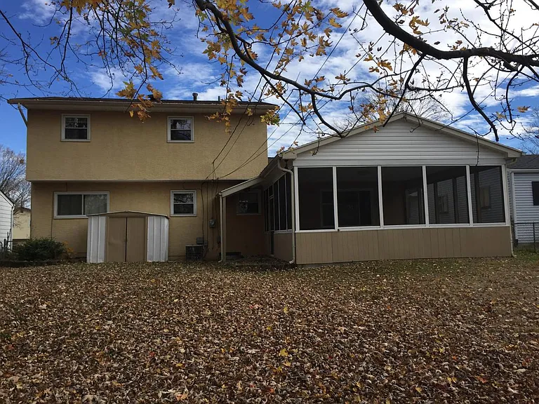 Rear of house