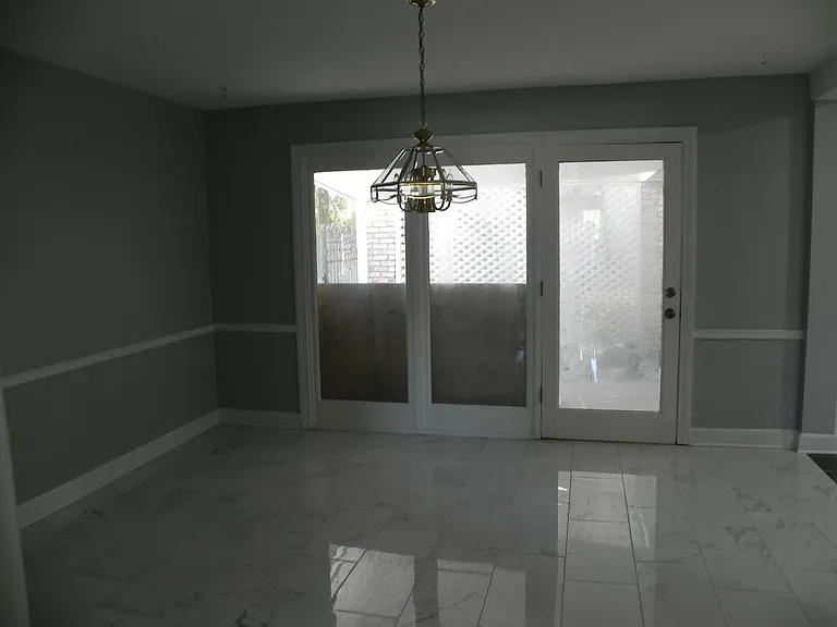 Dining Room with Multiple Windows