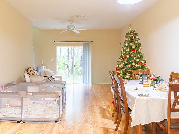 Family room with dining