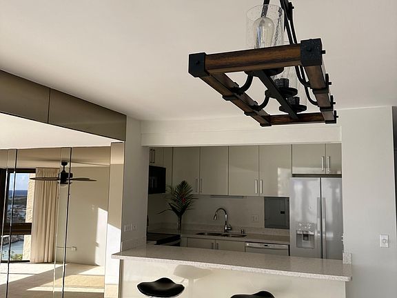 Kitchen facing the panoramic view