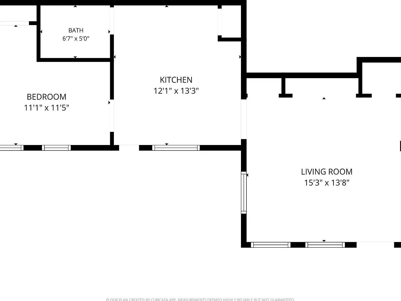 1 bed, 1.0 bath, 550 sqft, $1,500 — Photo 2