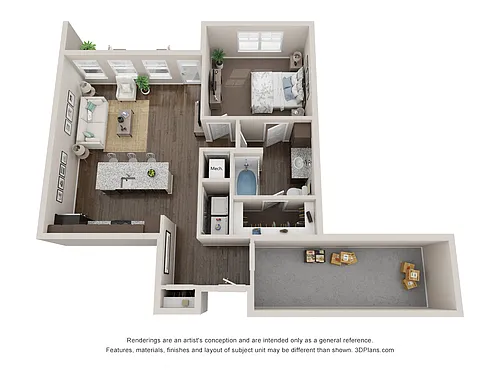 Floor plan Hickory