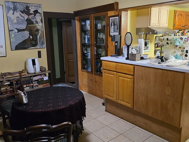Informal dining area
