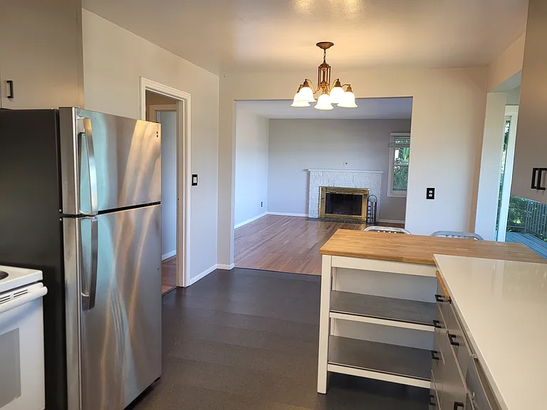 Kitchen to Living Room View