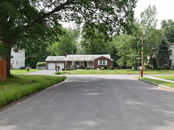 View down Parker Ave