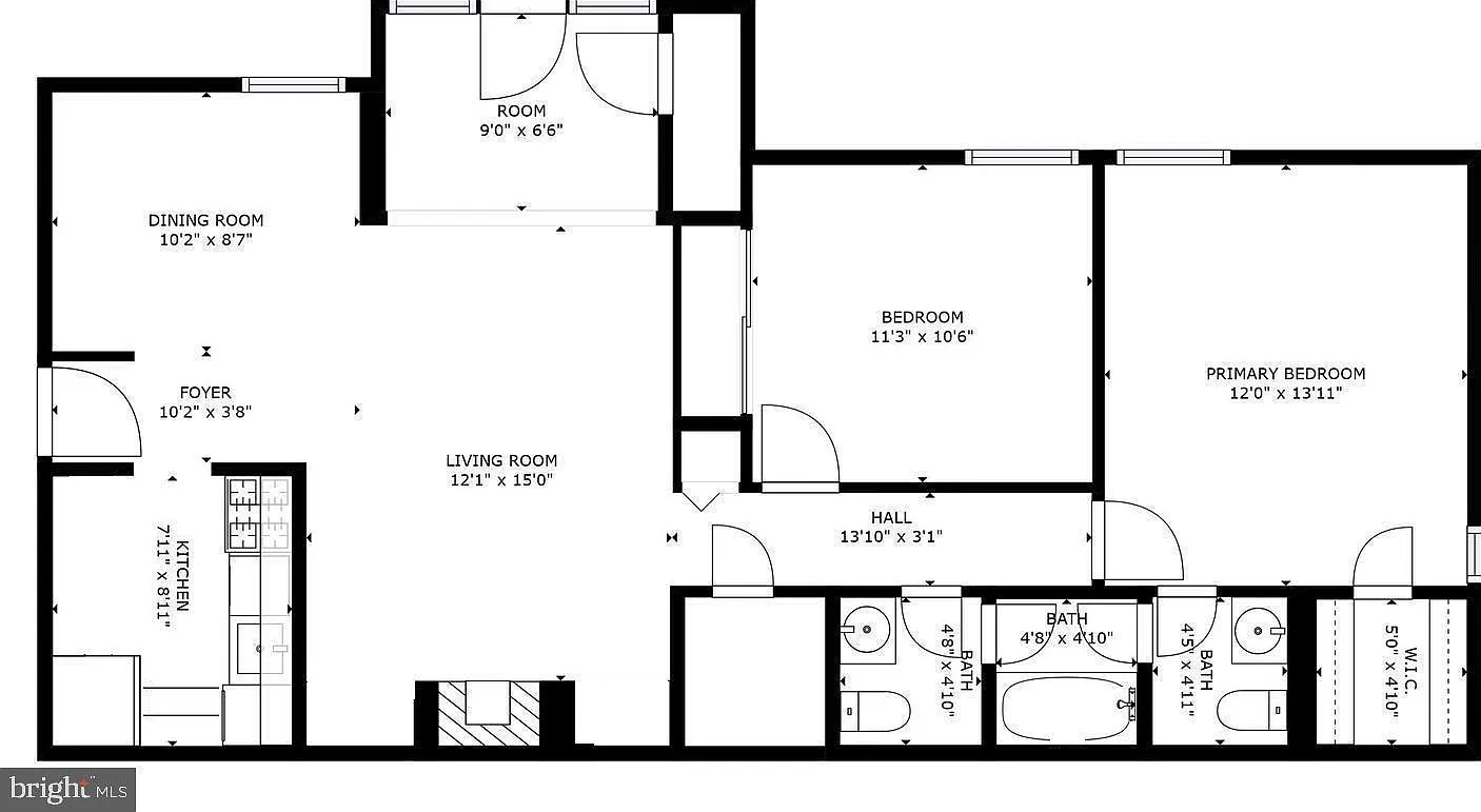 2 bed, 1.5 bath, 960 sqft, $1,750 — Photo 2