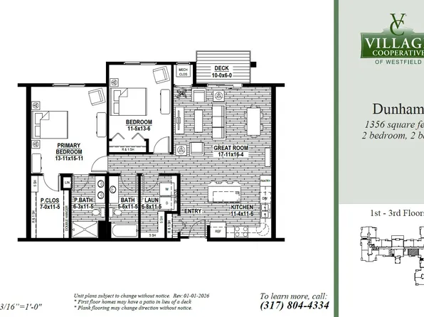 Dunham Plan, Village Cooperative of Westfield (Active Adults 62+)