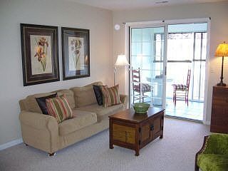 living room and glassed in sun porch