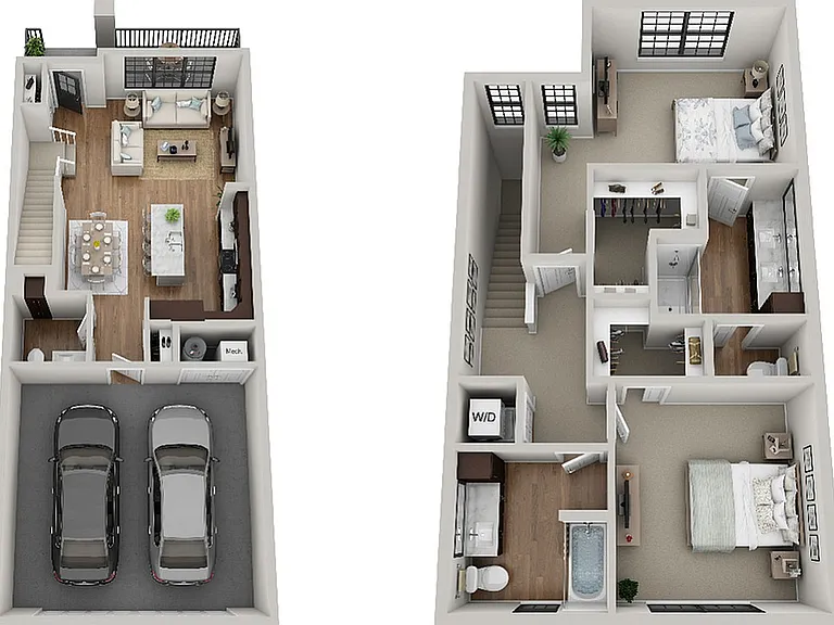 Floor Plan 2T | Arrabelle Apartments | Apartments in Cedarburg, WI Floor Plan 2T | Arrabelle Apartments | Apartments in Cedarburg, WI