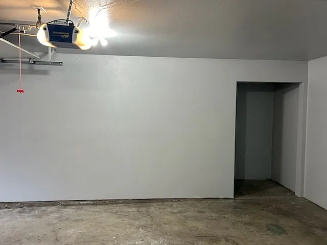 Extra storage space in garage