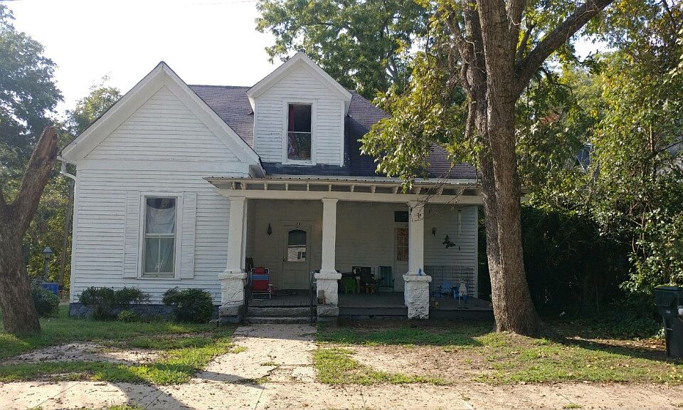 Street view and front porch.