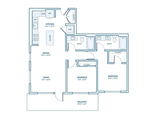 Floor plan B01