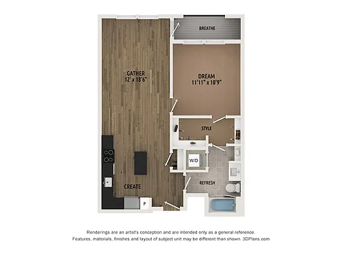 Floor plan A121