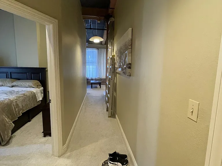 Another view of the entrance to the loft