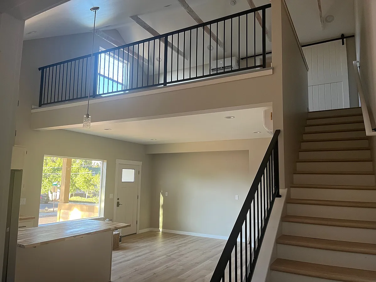 Loft is large and can be second bedroom. 200 sq feet of attic storage off loft. - 1298 Iowa St