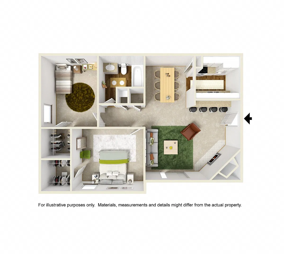 Floor plan B 1