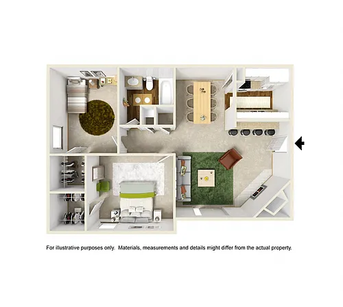 Floor plan B 1