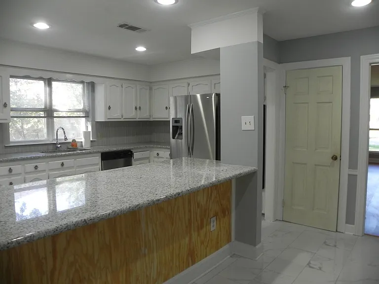 Kitchen with Granite Counter Top