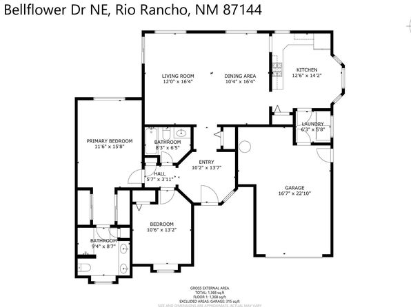 1313 Bellflower Dr NE, Rio Rancho, NM 87144