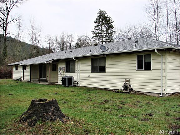 The back of this home.
